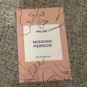 Missing person phlur